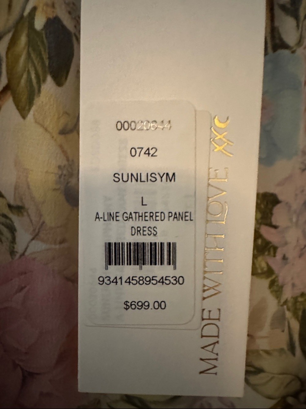 Camilla White Floral Mini Dress with Multicolor Bouquet Print - Picture 3 of 16